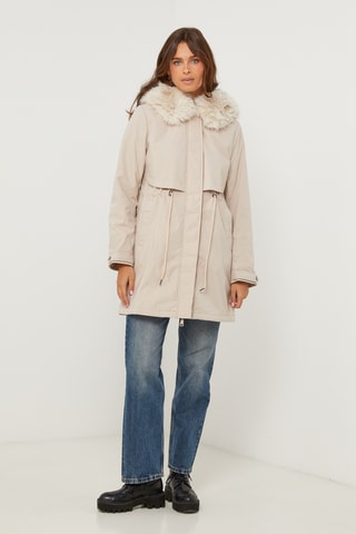 Parka met Capuchon - Beige