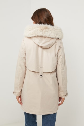 Parka met Capuchon - Beige