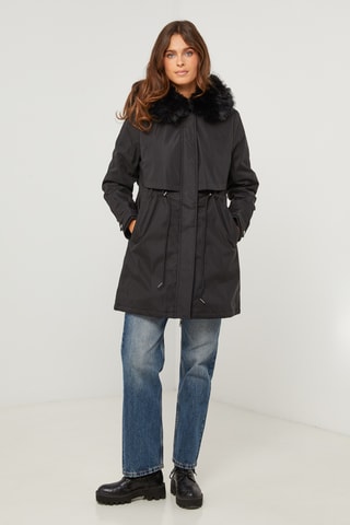 Parka met Capuchon - Zwart