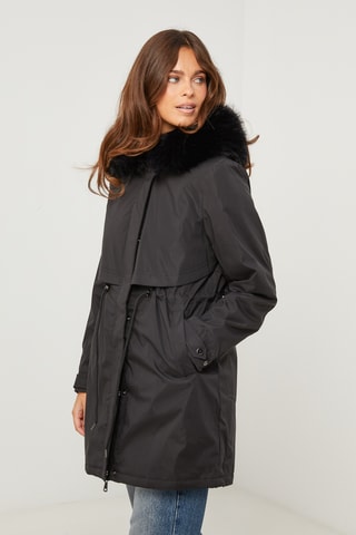 Parka met Capuchon - Zwart