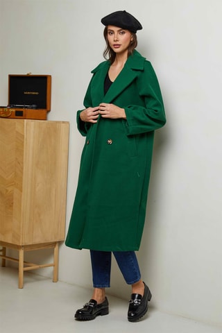 Sobretudo oversize - Verde