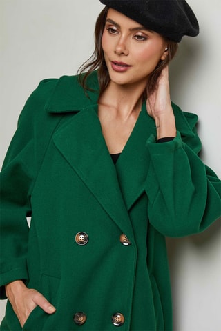Sobretudo oversize - Verde