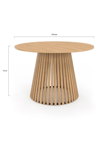 Mesa de jantar Camélia - Imitação de madeira