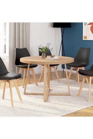 Mesa com tampo extensível Sana - 110/150 x 110 x 75 cm