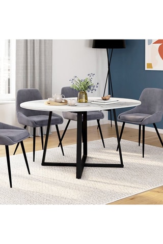 Mesa com tampo extensível Sana - 110/150 x 110 x 75 cm