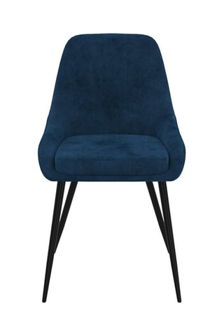 4 cadeiras Olivia - 47,5 x A79 x P54 cm - Revestimento em veludo