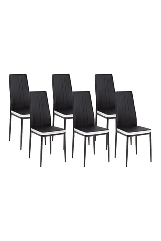 6 cadeiras Jodie - 39 x 41,5 x 96 cm