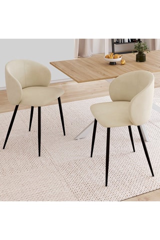 2 chaises Léona - 51 x 71 x 53 cm