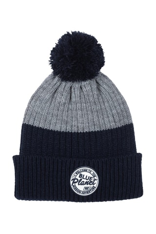 Muts met Pompon - Grijs