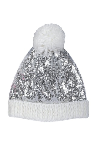 Muts met Pompon - Wit