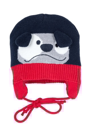 Muts - Donkerblauw en Rood