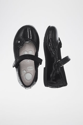 Gelakte Ballerina’s - Zwart