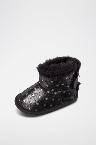 Gevoerde Enkellaarzen - Zwart