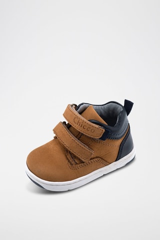 Leren Enkellaarzen - Okergeel