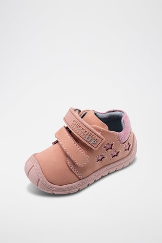 Leren Enkellaarzen Roze