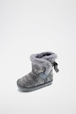 Gevoerde Enkellaarzen Zilverkleurig