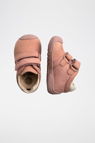 Leren Enkellaarzen - Roze