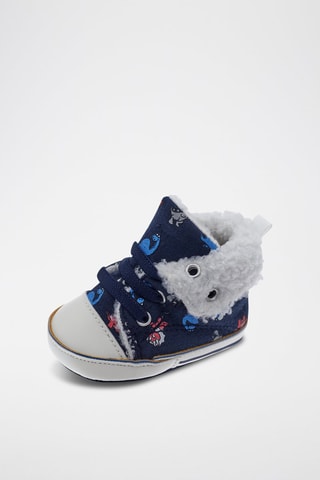 Gevoerde Enkellaarzen - Blauw