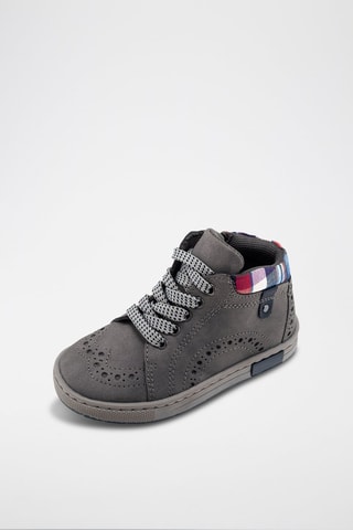 Hoge Sneakers Donkergrijs