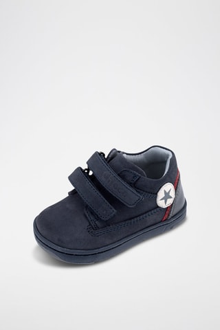 Leren Enkellaarzen - Blauw