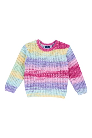 Trui tie and dye - Roze en Lichtpaars