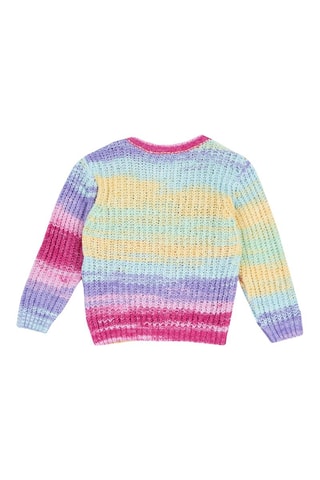 Trui tie and dye - Roze en Lichtpaars