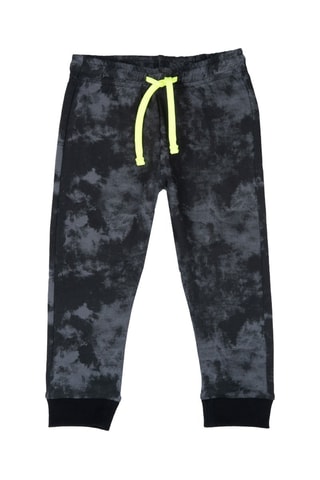 Joggingbroek met tie and dye - Zwart
