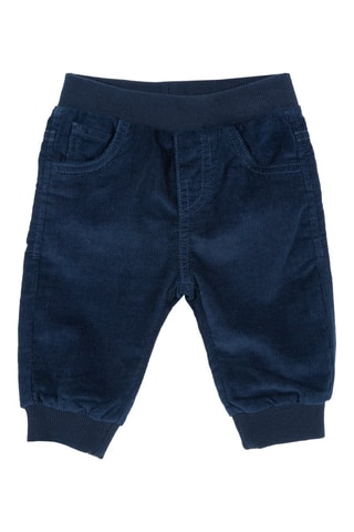 Velours Joggingbroek Marineblauw