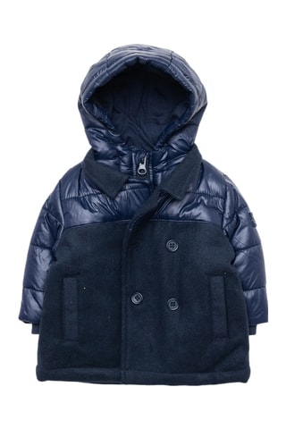 Jas met Capuchon Marineblauw