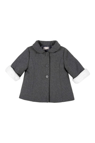 Jas Gemêleerd Donkergrijs