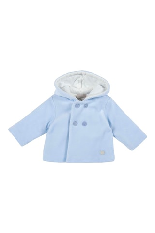 Jas met Capuchon Lichtblauw