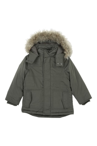 Parka met Capuchon Kaki