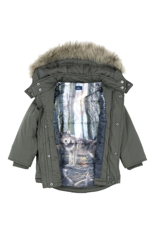 Parka met Capuchon Kaki