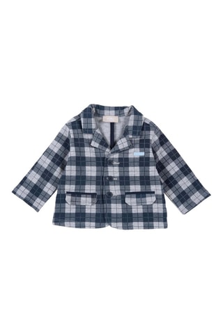 Jasje Marineblauw en Gemêleerd Lichtgrijs