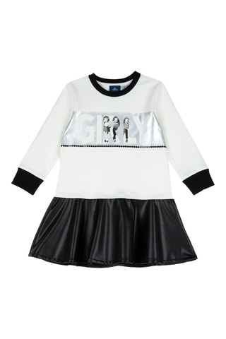 Sweaterjurk - Wit en Zwart