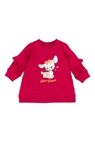 Sweaterjurk - Donkerroze