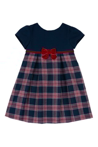 Jurk - Marineblauw en Rood