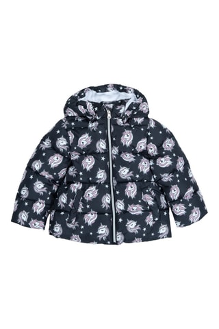 Gewatteerde Jas met Capuchon - Zwart