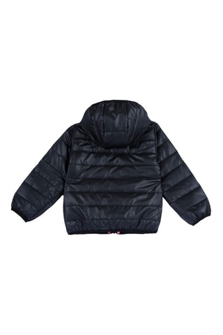 Gewatteerde Jas met Capuchon - Zwart