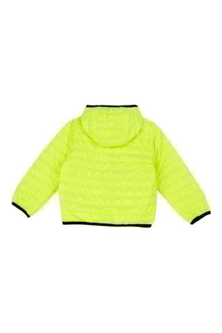 Gewatteerde Jas met Capuchon - Lichtgeel