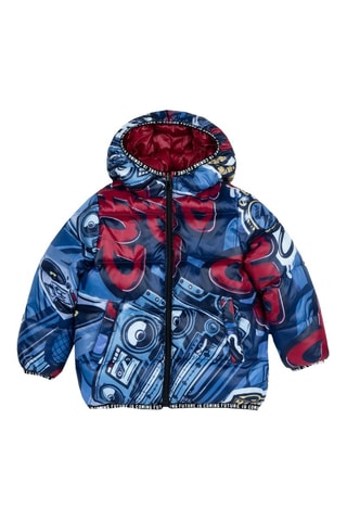 Dubbelzijdige Gewatteerde Jas - Rood