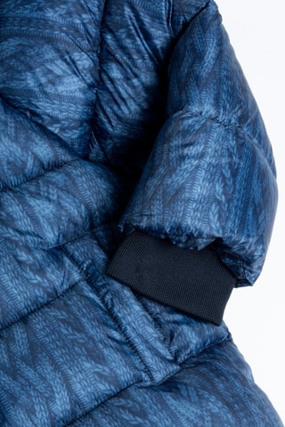 Gewatteerde Jas met Capuchon - Blauw