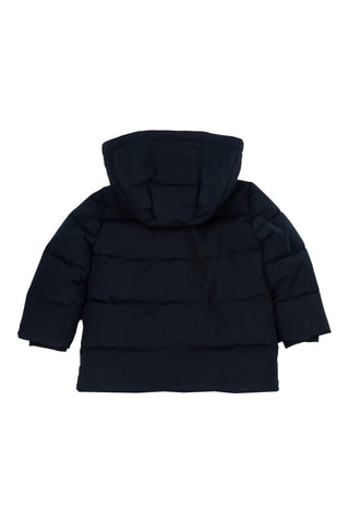 Gewatteerde Jas met Capuchon - Zwart