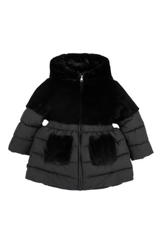 Gewatteerde Jas - Zwart