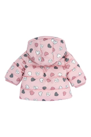 Gewatteerde Jas met Capuchon - Roze