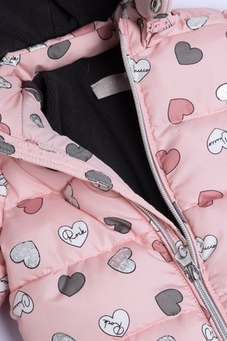 Gewatteerde Jas met Capuchon - Roze