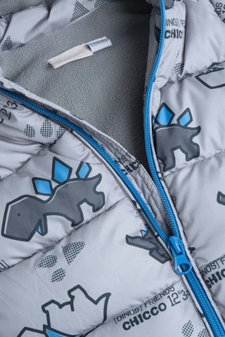 Gewatteerde Jas met Capuchon - Grijs