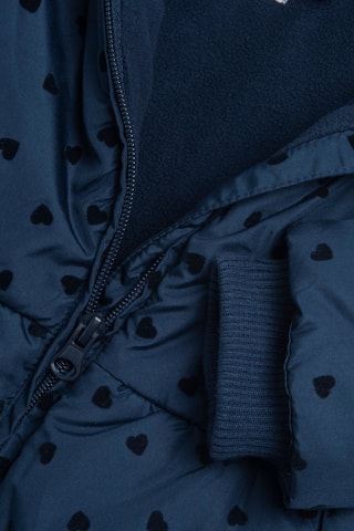 Gewatteerde Jas met Capuchon - Marineblauw