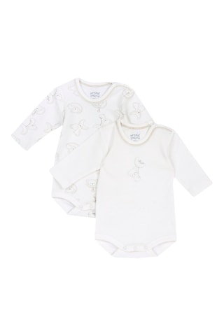 2 Rompertjes - Gebroken Wit