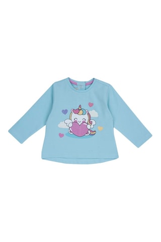 T-shirt - Lichtblauw